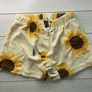 NEW Urban Outfitters Small Sunflower Shorts